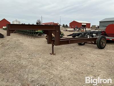 Shop built Gooseneck Silage wagon frame