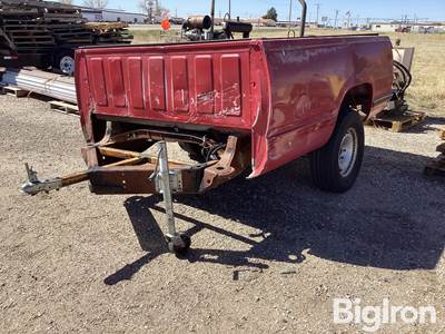 Shop Built GMC 8’ Pickup Box Trailer