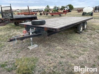 Shop Built T/A Hydraulic Tilt Bed Trailer