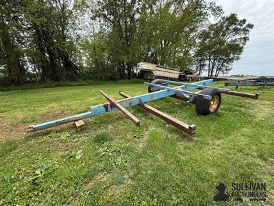 4 Bale Shop Built Hay Trailer