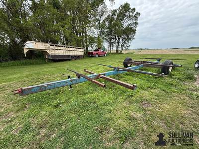6 Bale Shop Built Hay Trailer