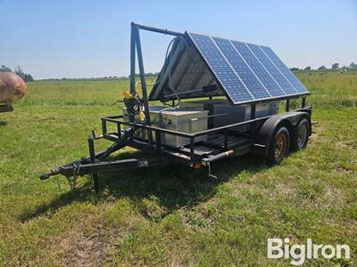 T/A Trailer w/Solar Panels & Battery Bank