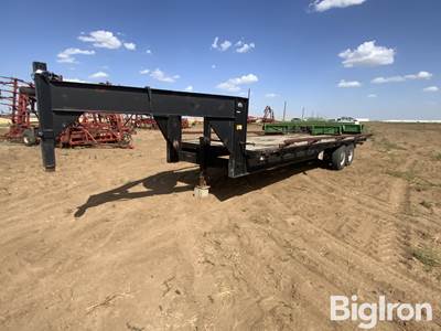 Homemade T/A 24' Farm Hay Trailer