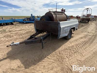 Homemade Pickup Box Trailer with Diesel Tank