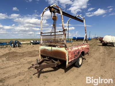 Shop Made Pickup Box Trailer w/Hoist