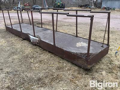 Telehandler 20' Cat Walk Attachment, 20' x 4' with 41" Removable Rails