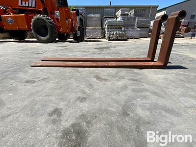 6" x 72" Telehandler Forks for Lull 944E-42 / 1044C-54, Universal Fit