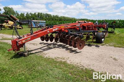 Case IH 530C 13' Disk Ripper w/3 Bar Spike Tooth Harrow