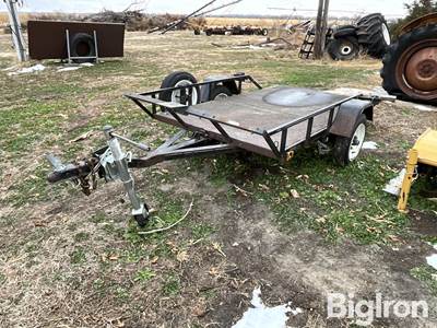 Shop Built 7’ S/A Tilt Deck Utility Trailer