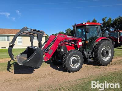 Case IH JX95 MFWD Tractor w/ Loader/Bucket/Grapple