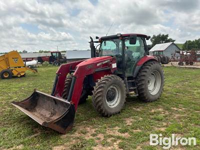 2007 Case IH Maxxum 110 MFWD Tractor w/L750 loader