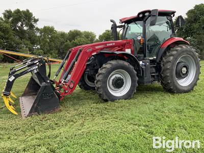 2021 Case IH Maxxum 150 MFWD Tractor w/Grapple Loader