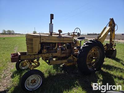 1952 Farmall M 2WD Tractor w/Backhoe