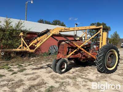 International McCormick Farmall Model M 2WD Tractor w/Loader/Hoist