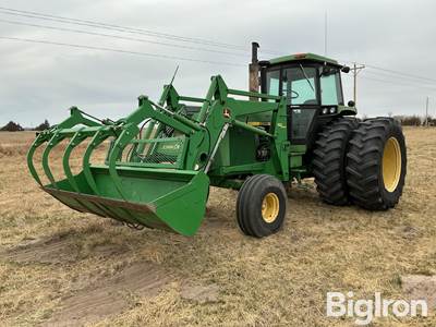 1983 John Deere 4450 2WD Tractor W/ Loader Grapple