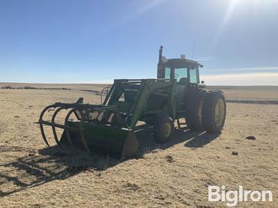 1982 John Deere 4840 2WD Tractor w/280 Grapple Loader