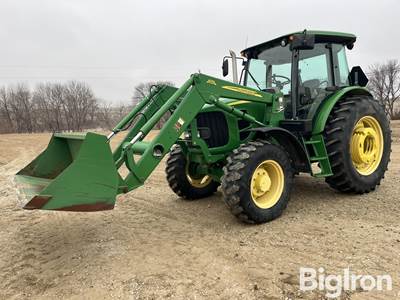 2011 John Deere 6115D MFWD Tractor w/ Loader