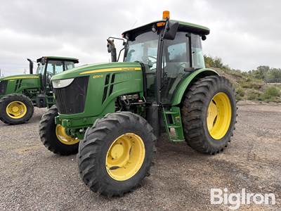 2014 John Deere 6130D MFWD Tractor w/Front End Loader Mounts