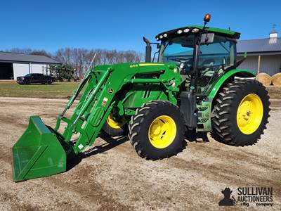 2016 John Deere 6130R MFWD Tractor w/Loader