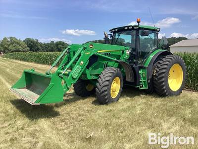 2017 John Deere 6150R MFWD Tractor w/H360 Loader