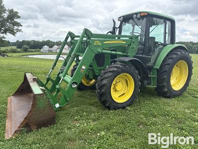 2010 John Deere 6430 MFWD Loader Tractor