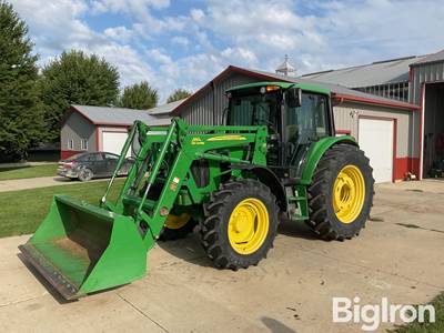 2009 John Deere 6430 MFWD Tractor w/563 Loader