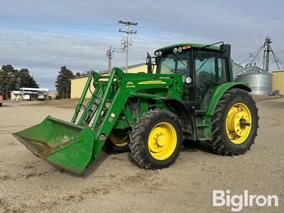 2008 John Deere 6430 Premium MFWD Tractor & Loader