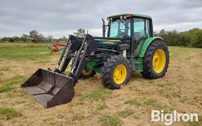 2008 John Deere 6430 Premium MFWD Tractor w/Westendorf Loader