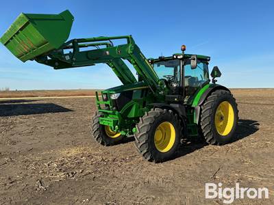 2024 John Deere 6R 145 MFWD Tractor w/640R Loader