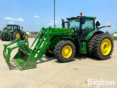 2023 John Deere 6R 155 MFWD Tractor w/Loader
