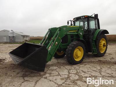 2009 John Deere 7430 Premium MFWD Tractor & Loader