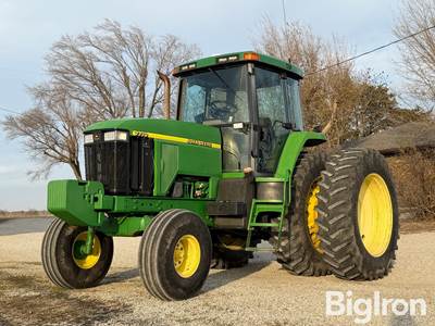 1997 John Deere 7710 2WD Tractor w/Ag Leader 7500 GPS