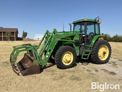 1999 John Deere 7710 MFW tractor w/Loader