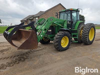 1993 John Deere 7800 MFWD Tractor w/Loader