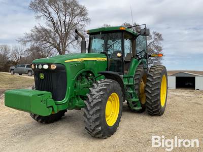 2002 John Deere 8420 MFWD Row Crop Tractor