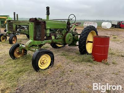 1947 John Deere A 2WD Bull Nose Wide Front Tractor