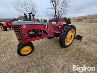 Massey Harris 22 2WD Tractor w/Blade