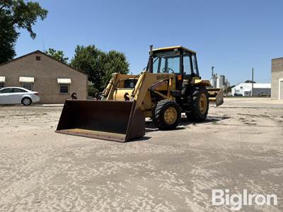 New Holland 545D Ford MFWD Tractor w/Loader & Land Pride Box Scraper