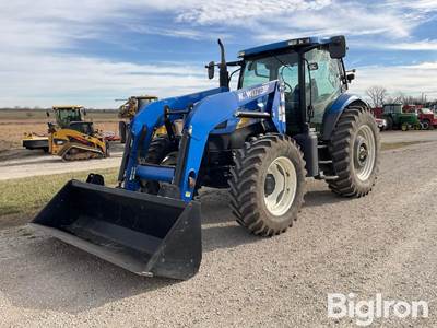 2008 New Holland T6070 Plus MFWD Tractor w/KMW 1760 Loader
