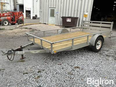 2012 H&H 12’ S/A Aluminum Utility Trailer