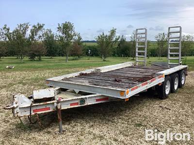 1995 Homemade Tri/A Flatbed Utility Trailer
