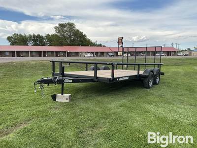 2026 Karavan KTHU-6500-TEB-80-15-PLD 7' × 15' T/A Utility Trailer
