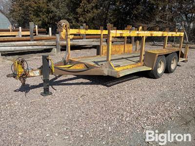 1995 Rice 14’ Wire Reel T/A Utility Trailer