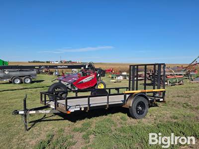 6x12 S/A Utility Trailer