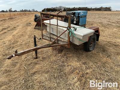 Miller AEAD-220LE Welder w/Shop Built Trailer