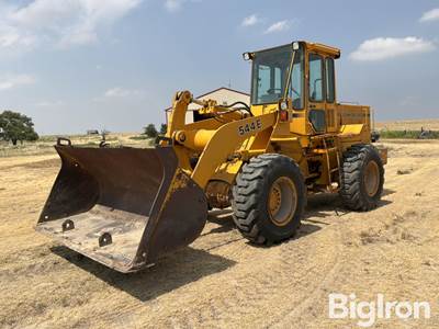 John Deere 544E Wheel Loader w/Bucket & Bale Spears