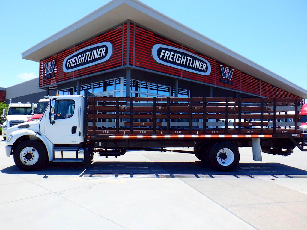 2012 Freightliner M2 106 Stake Bed Truck 220HP, Automatic For Sale