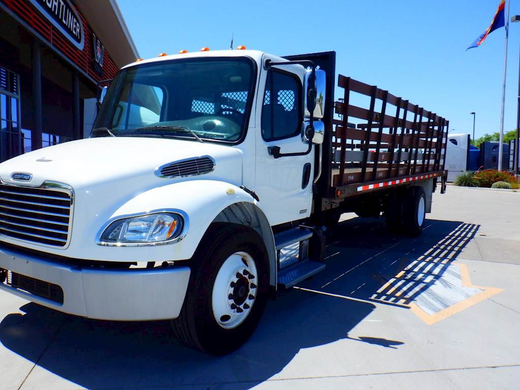 2012 Freightliner M2 106 Stake Bed Truck 220HP, Automatic For Sale