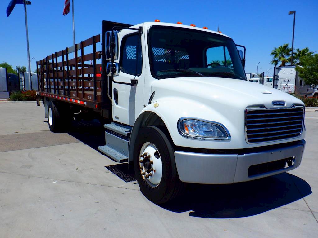 2012 Freightliner M2 106 Stake Bed Truck 220HP, Automatic For Sale