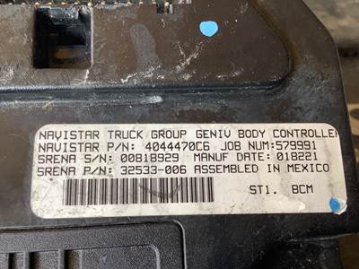 2019 International 4300 Body Control Module For Sale | Wheat Ridge, CO ...